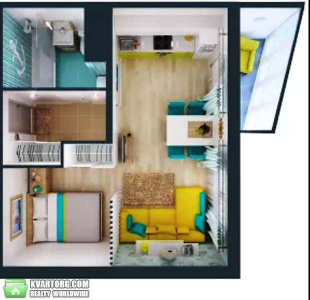 Sell 1-room apartment. Киев,  Ревуцкого — photo 3
