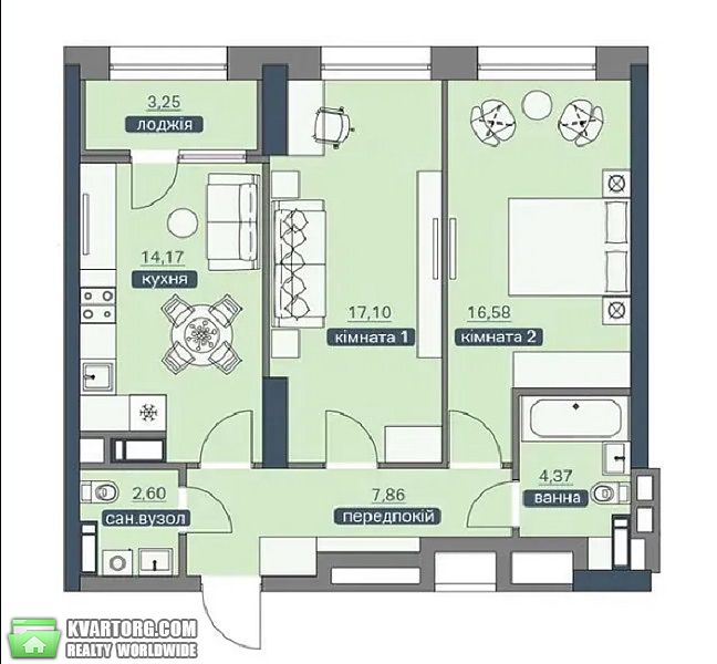Sell 2-room apartment. Киев,  Заболотного — photo 7