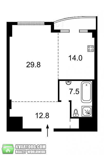 Sell 1-room apartment. Киев, Жилянская — photo 10