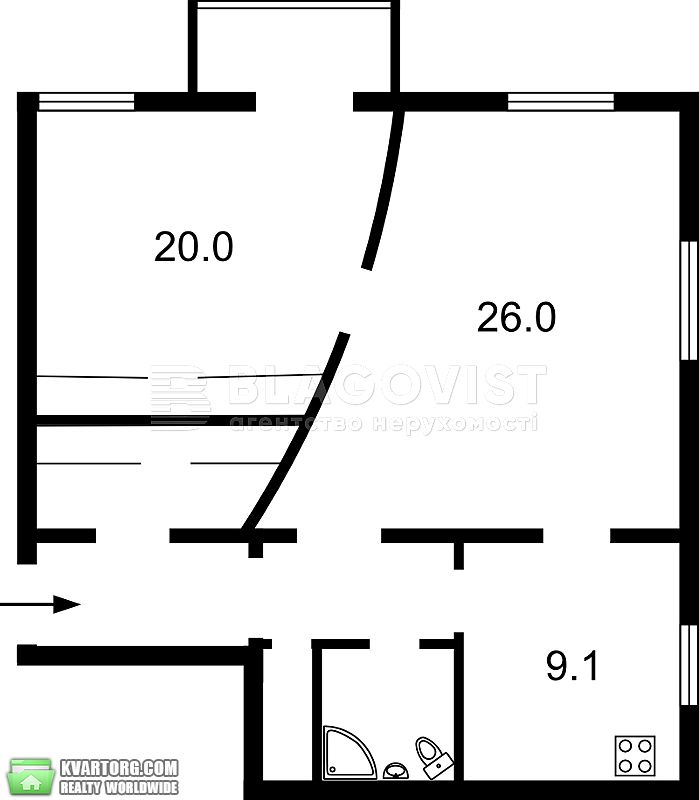 Sell 2-room apartment. Киев,  Шота Руставели — photo 2