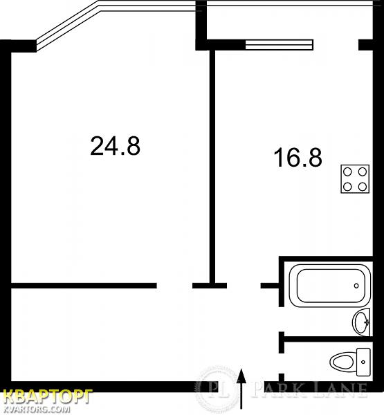 продам 1-комнатную квартиру. Киев,   Ломоносова - фото 2