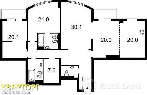Sell 3-room apartment. Киев, Шевченко бул — photo 3