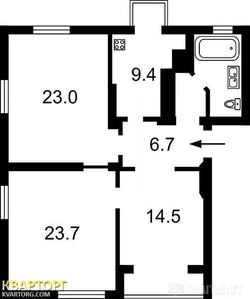 Sell 3-room apartment. Киев,  Костельная — photo 2