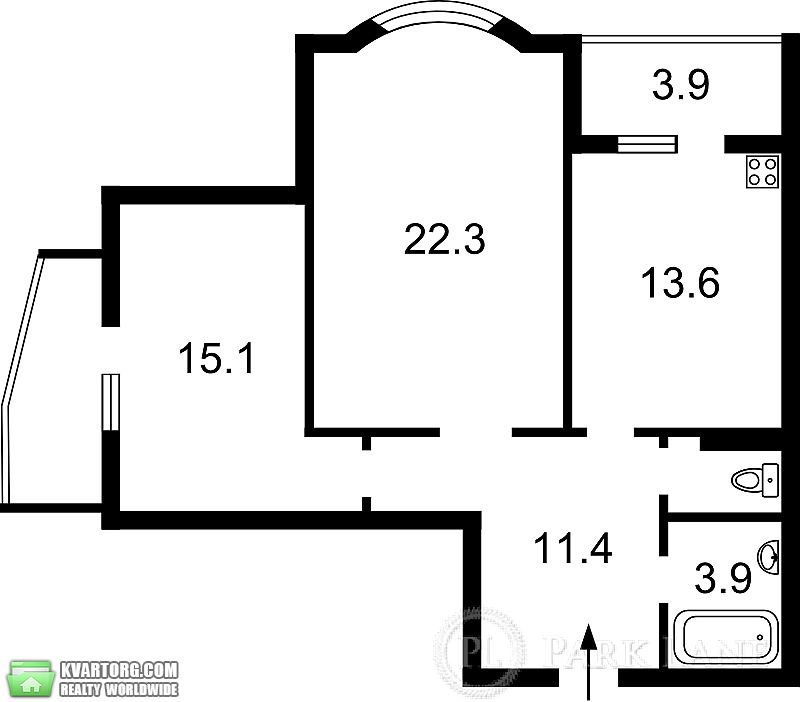 Sell 2-room apartment. Киев,  Григоренко пр — photo 2