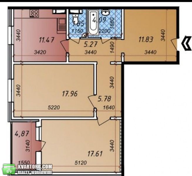 Sell 2-room apartment. Киев, Сергея Данченко — photo 6
