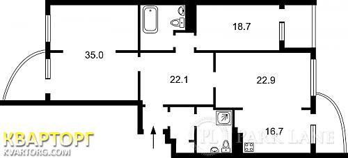 Sell 4-room apartment. Киев,  Срибнокильская — photo 2