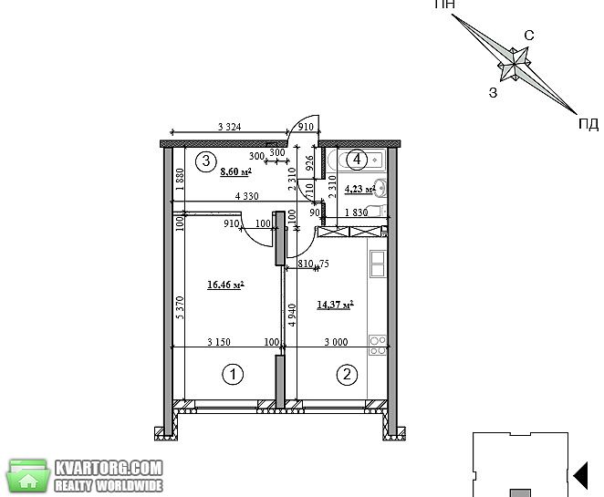 Sell 1-room apartment. Киев, Днепродзержинская — photo 6