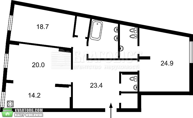Sell 3-room apartment. Киев,  Черновола — photo 2