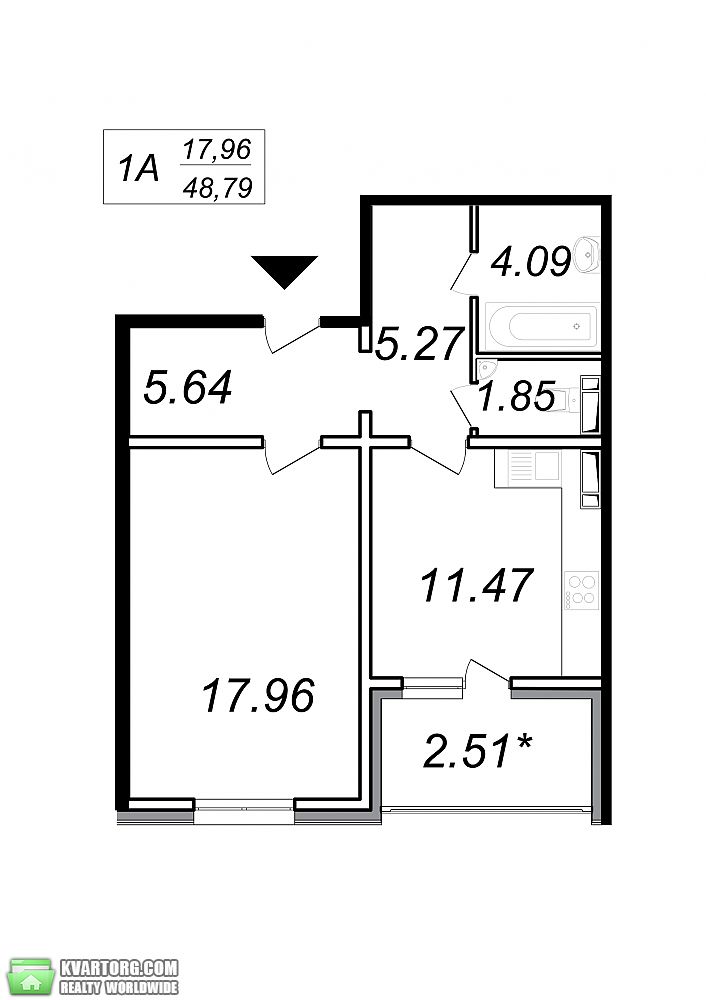 Sell 1-room apartment. Киев,  Ясиноватский пер — photo 2