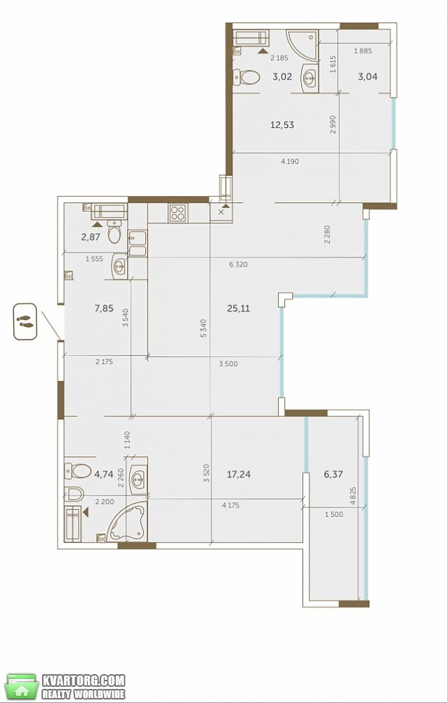 Sell 2-room apartment. Киев,  Победы пр — photo 2