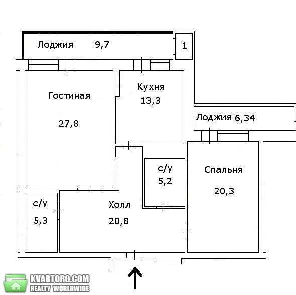 Sell 2-room apartment. Киев,  Срибнокильская — photo 2