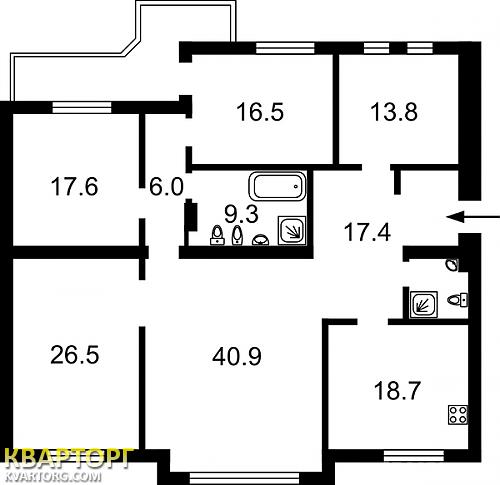Sell 4-room apartment. Киев,  Круглоуниверситетская — photo 7