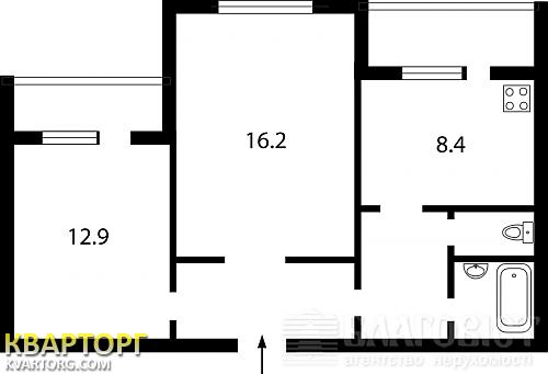 Sell 2-room apartment. Киев, Лепсе бул — photo 3