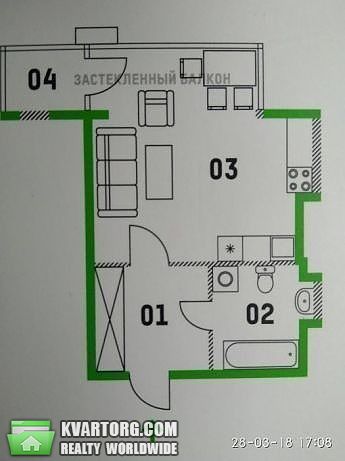 Rent out 1-room apartment. Киев,  Леси Украинки ул — photo 3