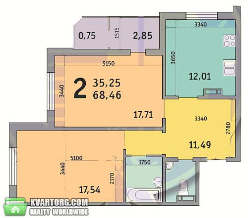 Sell 2-room apartment. Киев, Трутенко — photo 1