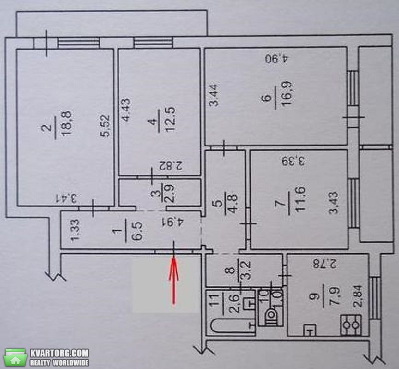 Sell 4-room apartment. Киев,  Руденко — photo 9