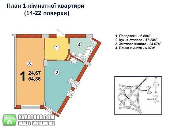 Sell 1-room apartment. Киев,  Глушкова пр — photo 4
