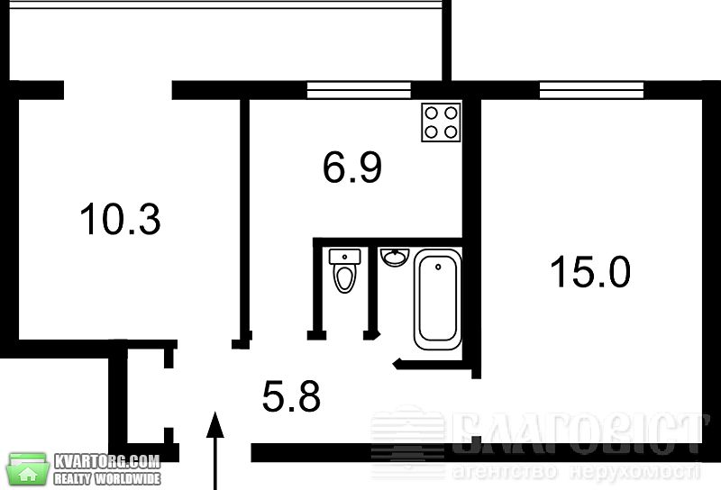 Sell 2-room apartment. Киев,  Окипной — photo 8