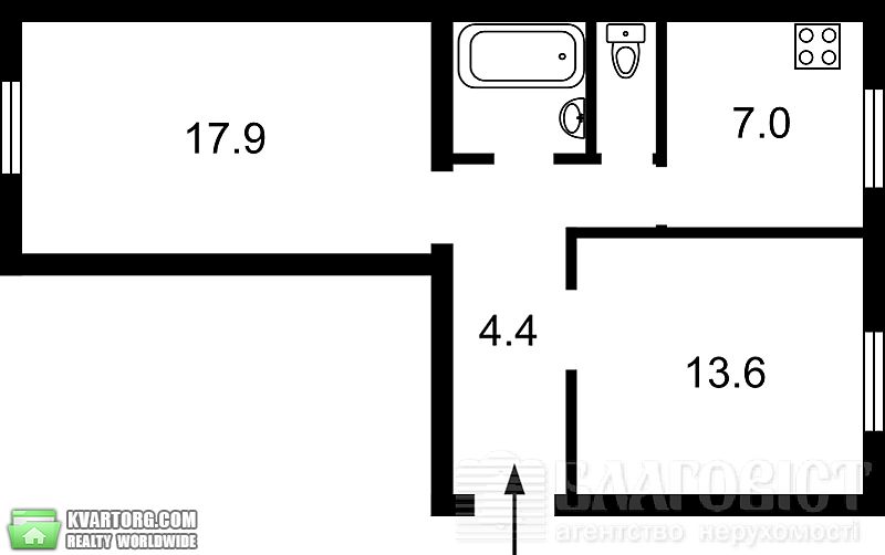 Sell 2-room apartment. Киев,  Кутузова — photo 9