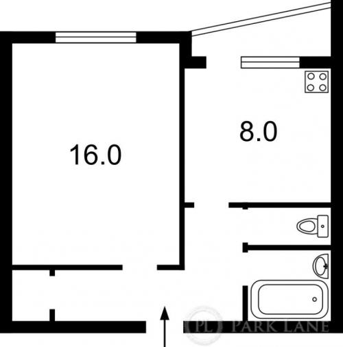 Sell 1-room apartment. Киев, Героев Сталинграда просп. — photo 2