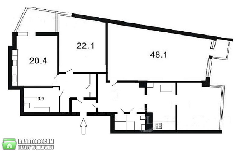 Sell 3-room apartment. Киев,  Ломоносова — photo 1