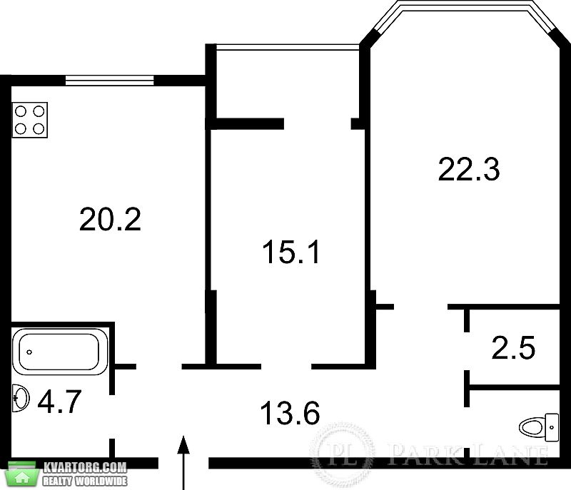 Sell 2-room apartment. Киев,  Щорса — photo 2