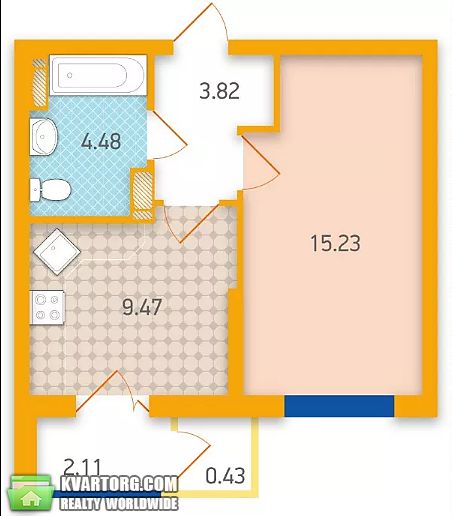Sell 1-room apartment. Киев,  Вербицкого — photo 3