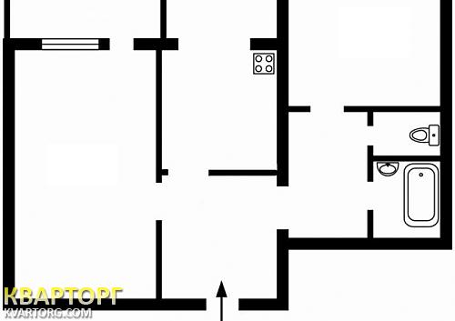 Sell 2-room apartment. Киев,  Красиловская — photo 1