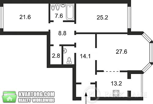 Sell 3-room apartment. Киев, Барбюса — photo 2