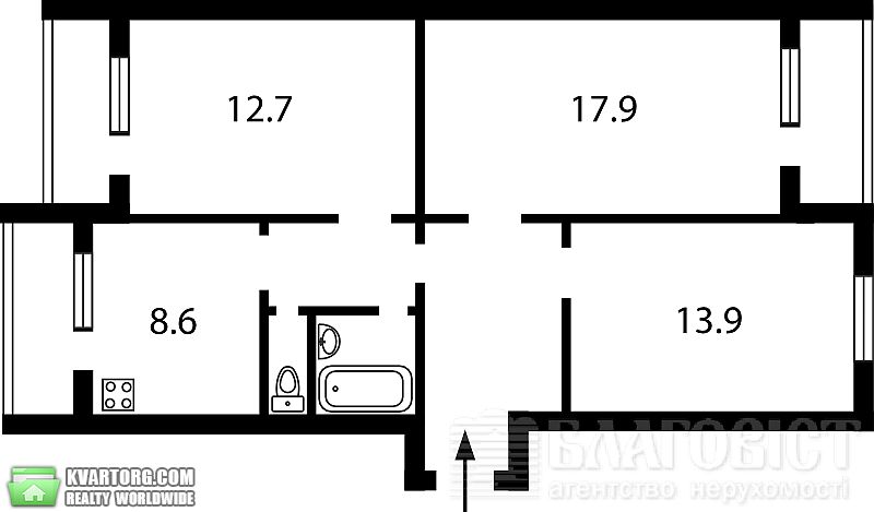 Sell 3-room apartment. Киев,  Княжий Затон — photo 2