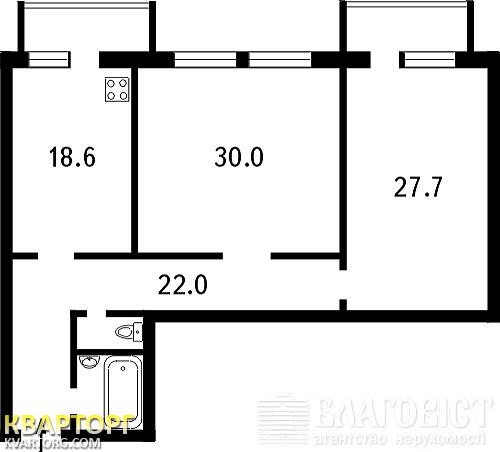 Sell 2-room apartment. Киев,  Татарская — photo 2