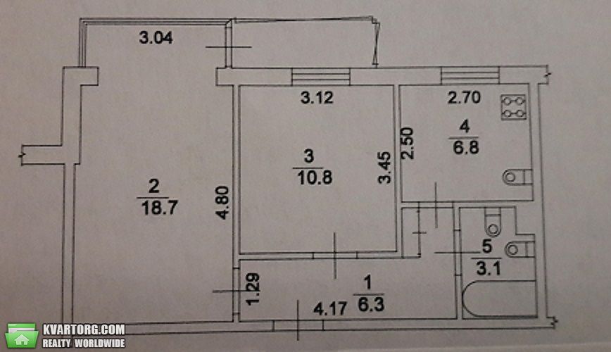 Sell 2-room apartment. Киев,  Борщаговская — photo 8