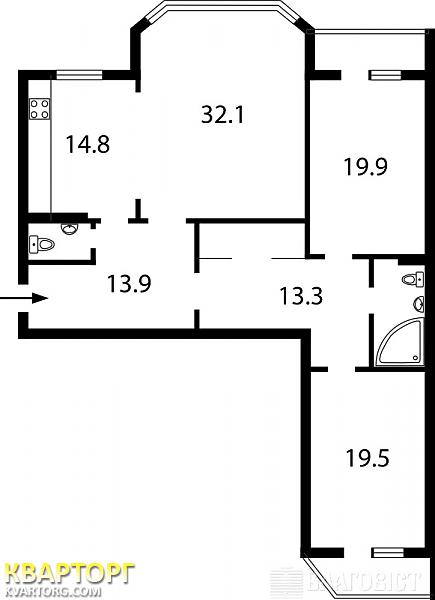 Sell 3-room apartment. Киев,  Никольско-Слободская — photo 3