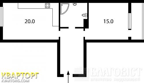 Sell 2-room apartment. Киев,  Чавдар — photo 1