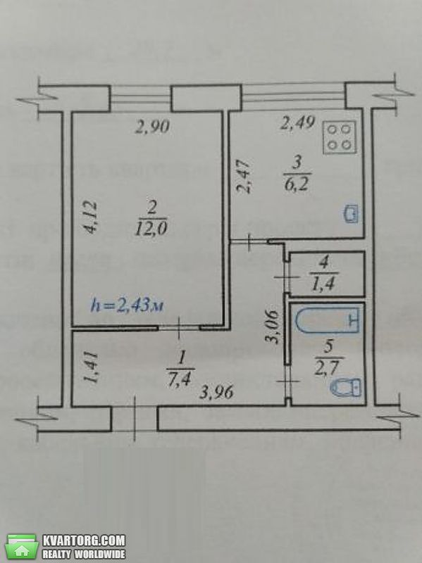Sell 1-room apartment. Киев,  Вернадского пр — photo 5
