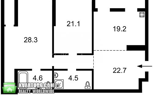 Sell 3-room apartment. Киев,  Щорса — photo 10