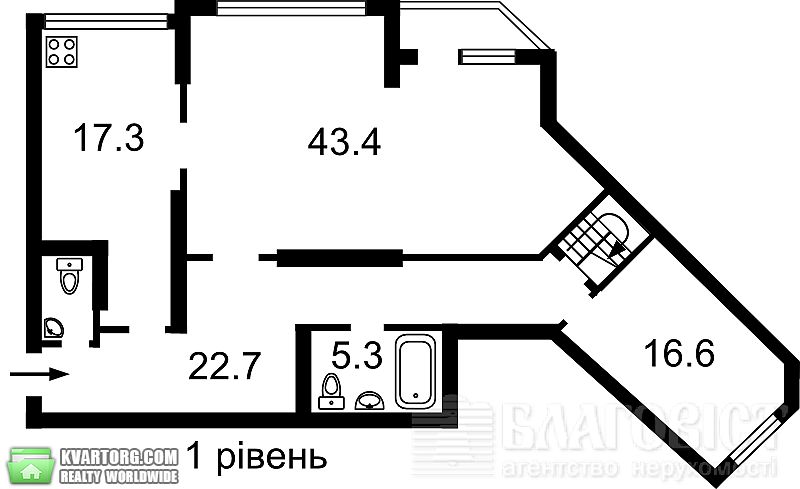 Sell multi-room apartment. Киев,  Срибнокильская — photo 2
