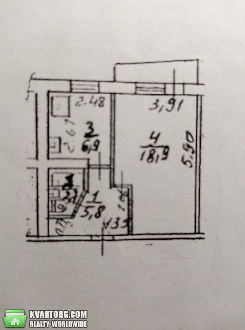 Sell 1-room apartment. Киев, Корчака Януша — photo 5