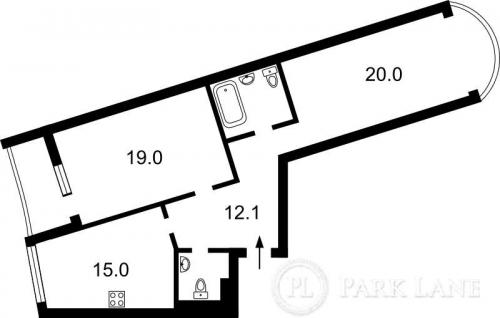 Sell 2-room apartment. Киев, Героев Сталинграда просп. — photo 2