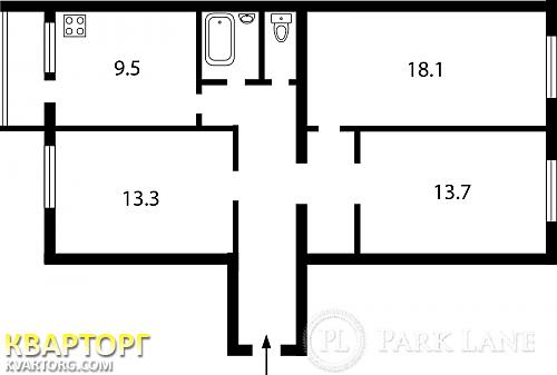 Sell 3-room apartment. Киев,  Новгородская — photo 1