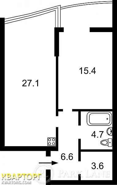 Sell 1-room apartment. Киев, Вышгородская — photo 3