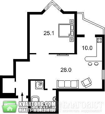 Sell 2-room apartment. Киев, Щорса — photo 5