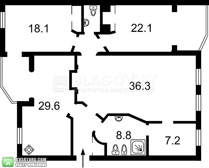 Sell 3-room apartment. Киев,  Боткина — photo 1