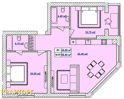 Sell 3-room apartment. Киев, Большая Окружная — photo 1