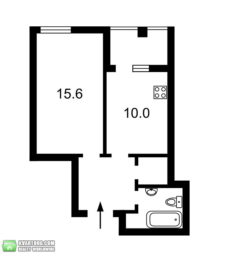 Sell 1-room apartment. Киев, Регенераторная — photo 9