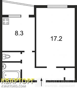 Sell 1-room apartment. Киев, Героев Сталинграда пр — photo 3