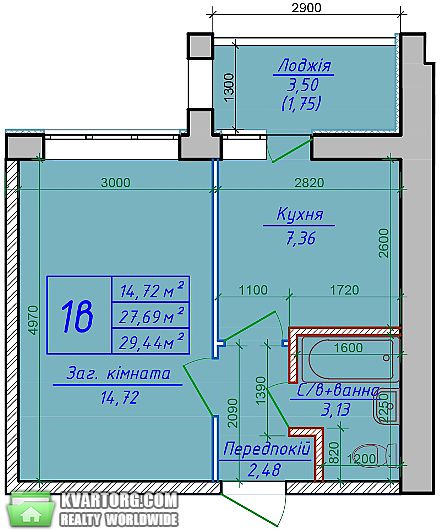 Sell 1-room apartment. Киев, Богдана хмельницкого — photo 2