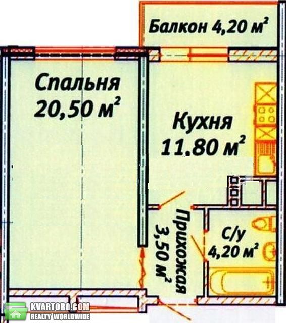 Sell 1-room apartment. Одесса, Среднефонтанская — photo 2