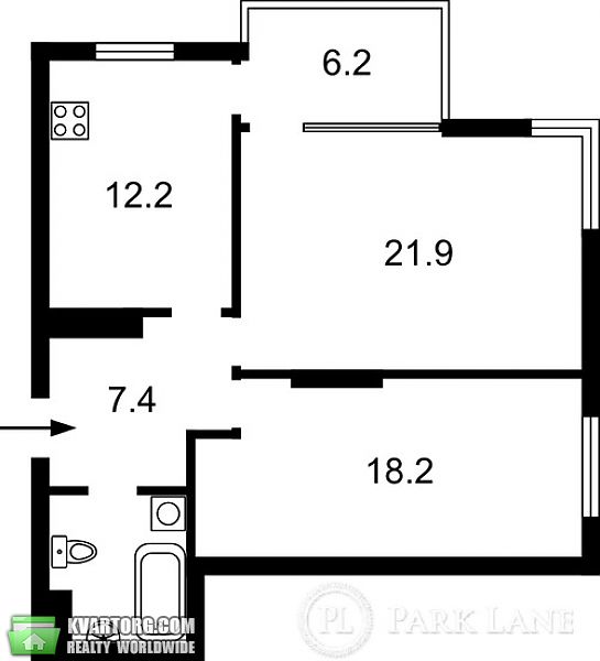 Sell 2-room apartment. Киев,  Петрицкого — photo 3