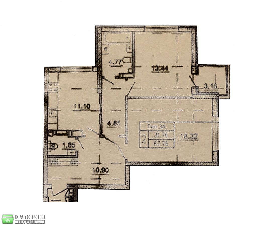 Sell 2-room apartment. Киев,  Краковская — photo 3
